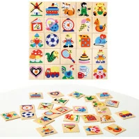 Bino Dřevěné obrázkové značky pro školky II