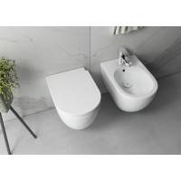 Isvea INFINITY závěsná WC mísa, Rimless, 36, 5x53cm, bílá mat 10NF02004-2L