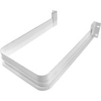 Sapho Výřez na sifon pro desku 16mm, 175x45x270mm, plast, bílá 1830A