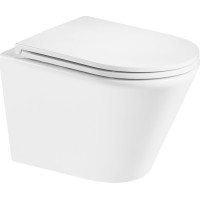 WC závěsné kapotované, Smart Flush RIMLESS, keramické, vč. sedátka