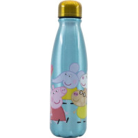 STOR Láhev na pití hliníková Prasátko Peppa 600 ml