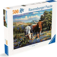 RAVENSBURGER Puzzle Dobytek na louce 500 dílků