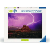 RAVENSBURGER Puzzle Růžová bouřka 500 dílků