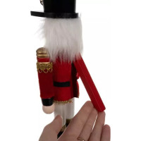 Vánoční dekorační dřevěná figurka 30 cm - Louskáček