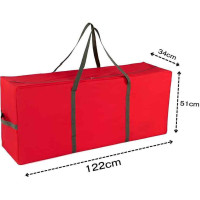 Ochranný obal na vánoční stromeček 122x34x51 cm - červená
