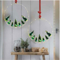 Vánoční dekorační LED osvětlení - 40 cm - Stromečky
