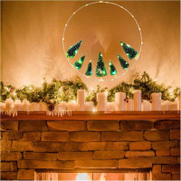 Vánoční dekorační LED osvětlení - 40 cm - Stromečky