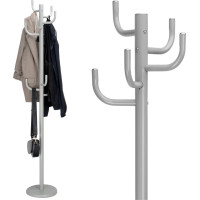Věšák na oblečení Viktor 175 cm - šedý