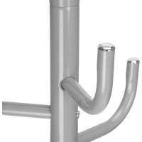 Věšák na oblečení Viktor 175 cm - šedý