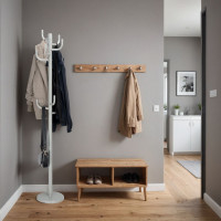 Věšák na oblečení Viktor 175 cm - šedý