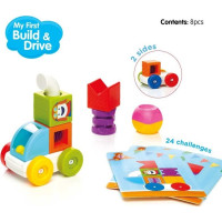 SMARTMAX Magnetická stavebnice Moji první Build & Drive 10 dílků