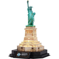 CUBICFUN Svítící 3D puzzle Noční edice: Socha Svobody 79 dílků