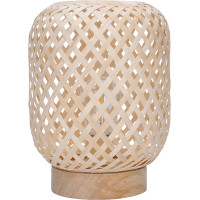 Solight ratanová LED lucerna s LED žárovkou, teplá bílá, 3x AAA, 19cm