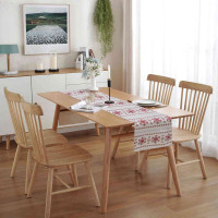 Vánoční běhoun SCANDI Sněhové vločky - 140x40 cm - bílý/červený