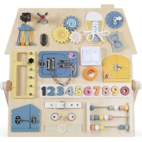 2Kids Toys Activity board Senzorická deska Domeček