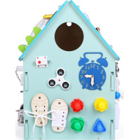 2Kids Toys Activity board Domeček modrý