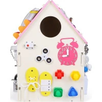 2Kids Toys Activity board Domeček růžový