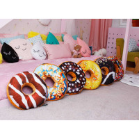 Dekorační polštář DONUT 40 cm - modrý