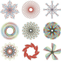 Sada na kreslení - Spirograf