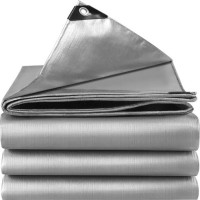 Krycí plachta 4x5 m Gardlov - stříbrná