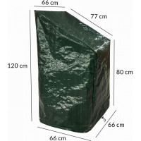 Ochranný voděodolný obal na zahradní židle TRIGO - 66x66x80/120 cm