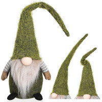 Vánoční skřítek 50 cm - zelený