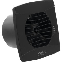 Cata UC-12 TH koupelnový ventilátor axiální s automatem, 12W, potrubí 120mm, černá 01302200
