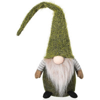 Vánoční skřítek 50 cm - zelený