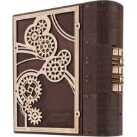 Ugears 3D dřevěné mechanické puzzle Kniha tajemství