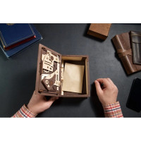 Ugears 3D dřevěné mechanické puzzle Kniha tajemství