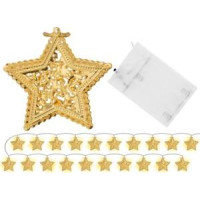 Vánoční svítící LED hvězdičky - 20 ks - 300 cm