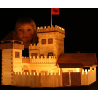 Walachia Dřevěná slepovací stavebnice Hrad