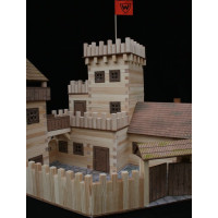 Walachia Dřevěná slepovací stavebnice Hrad