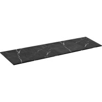 Sapho LOREA deska Rockstone 161x1, 2x51, 5cm, black attica LE160-0598