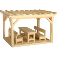 Walachia Dřevěná slepovací stavebnice Pergola