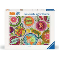 RAVENSBURGER Puzzle Středomořská kuchyně 500 dílků
