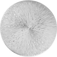 Prostírání ZAYNE 38 cm - stříbrné