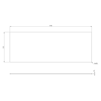 Sapho LOREA deska Rockstone 141x1, 2x51, 5cm, black attica LE140-0598