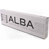Police na boty ALBA - 4 patra - 50x16x50 cm - bílá