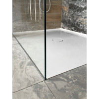 Polysan ARCHITEX sada pro uchycení skla, podlaha-stěna-strop, 1610x2600mm, leštěný hliník AL2616