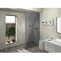 Polysan ARCHITEX sada pro uchycení skla, podlaha-stěna-strop, 1610x2600mm, leštěný hliník AL2616