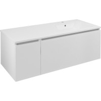 Sapho LOREA skříňka s umyvadlem 121x46x51, 5cm (30+90 cm), pravá, bílá mat LE090-3131-R-01