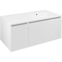 Sapho LOREA skříňka s umyvadlem 101x46x51, 5cm (30+70 cm), pravá, bílá mat LE070-3131-R-01