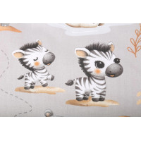 Dětské bavlněné povlečení do postýlky 120x90 cm BABYMAM PREMIUM - Dobrodružství v džungli