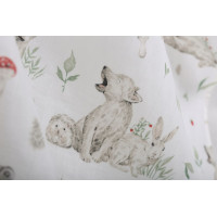 Dětské mušelínové pleny BABYMAM PREMIUM 60x75 cm - sada 3 ks - Lesní zvířátka
