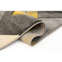 Běhoun Hand Carved Nimbus Grey/Ochre
