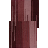 Ručně všívaný kusový koberec Abstract Split Ombre Red