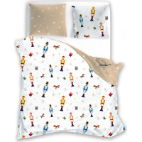 Bavlněné povlečení SCANDIC Louskáček - 140x200 cm