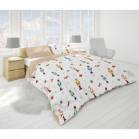 Bavlněné povlečení SCANDIC Louskáček - 140x200 cm