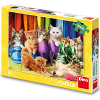 Dino Puzzle Barevná koťátka 300 XL dílků